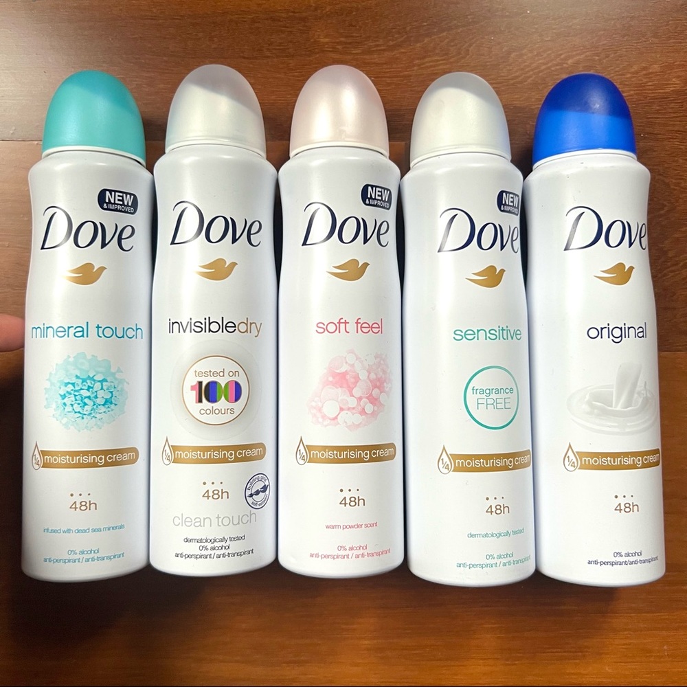 Dove Dry Spray Deodorants